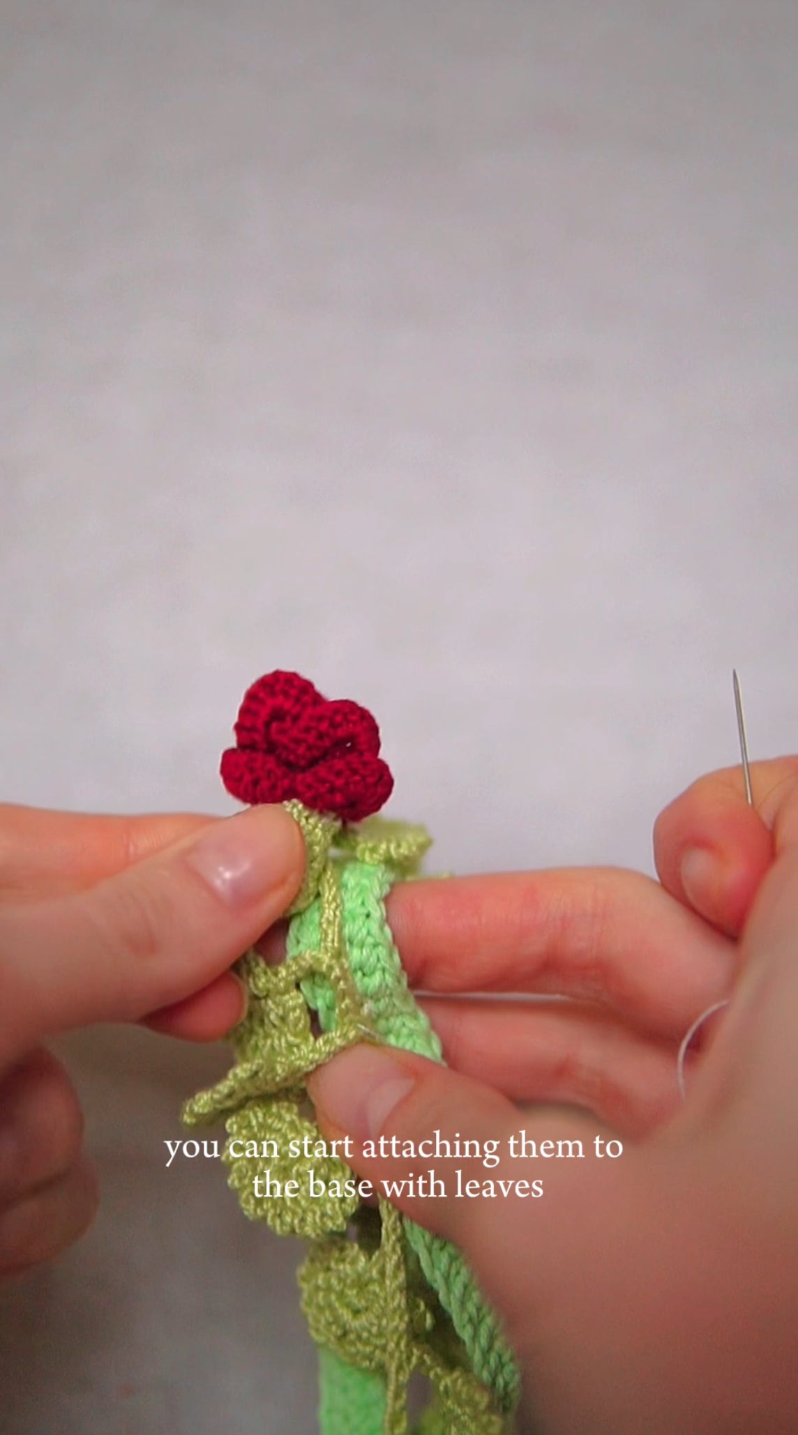 Video Tutorial: How to Crochet Roses 🌹 Rose Flower Crown 🌸
