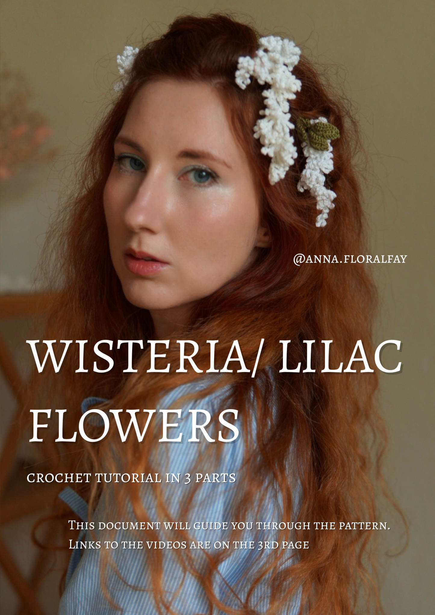 Crochet Wisteria (or Lilac) Flowers 🍃 Video Tutorial in 3 Parts